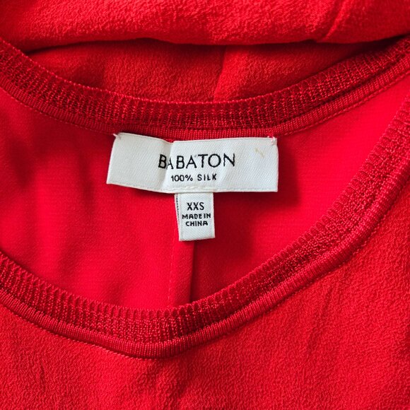 Aritzia BABATON Red Tank S - Picture 3 of 5